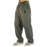 Karl Kani Oversized Sidestripe Sweatpants Jogging Hose 60030078 - grüngrau