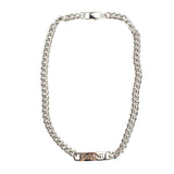 Karl Kani Retro Plate Chain Silver Kette 40110003-