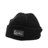 Karl Kani Woven Signature Essential Fisherman Beanie Winter Mütze 7020345 - schwarz