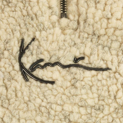 Karl Kani Metal Signature Teddy Troyer Half Zip Sweatshirt 60274261-