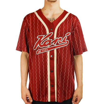 Karl Kani Varsity Ziczac Pinstripe Baseball Trikot 60335181-