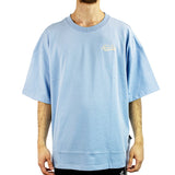 Karl Kani Woven Signature Heavy Jersey Boxy Diner T-Shirt 60691012 - hellblau