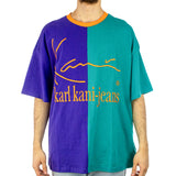 Karl Kani KKJ Block Boxy T-Shirt 6060235 - lila-türkis-orange