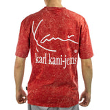 Karl Kani Tiny Signature Print T-Shirt 6060234-