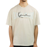 Karl Kani College Signature Heavy Jersey Boxy T-Shirt 60376203 - creme