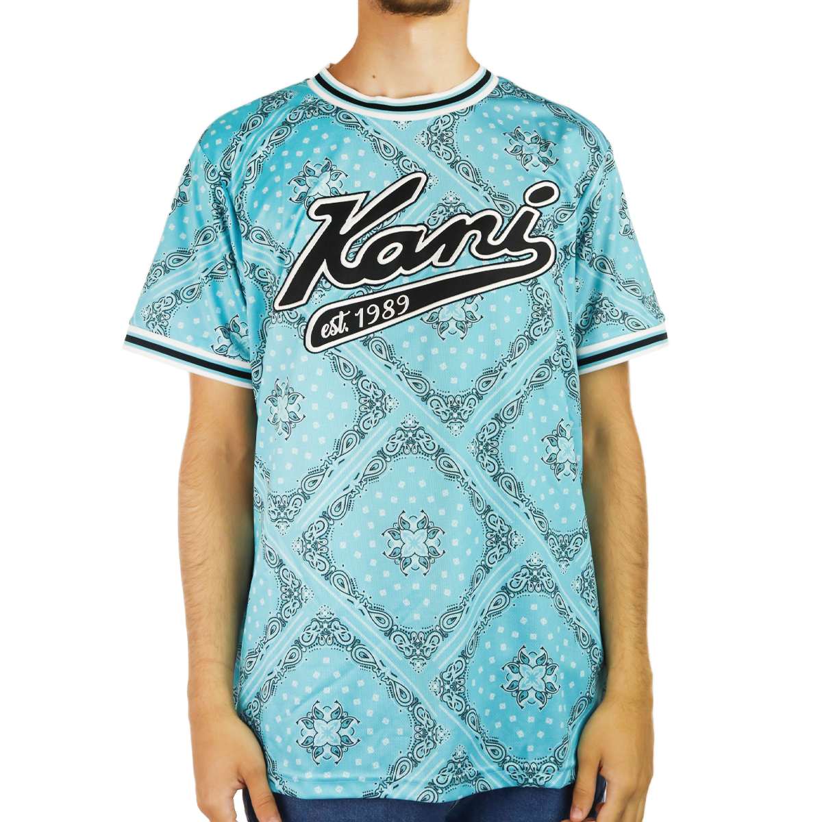 Karl Kani Varsity Paisley Mesh T-Shirt 60376223-
