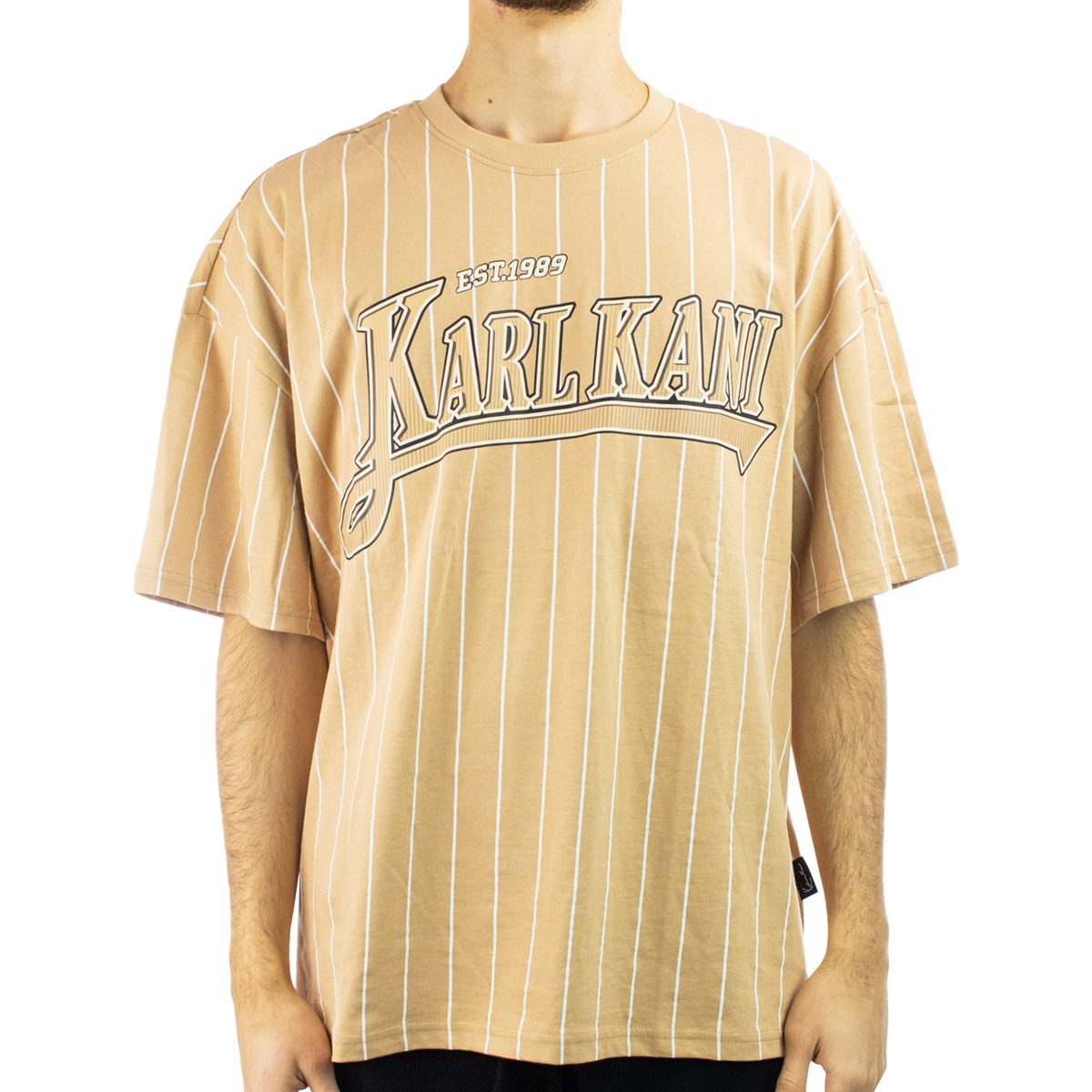 Karl Kani Trekking Boxy Pinstripe T-Shirt 60690152-
