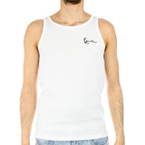 Karl Kani Small Signature Essential Waffle Tank Top 2er Pack 6031493 - weiss