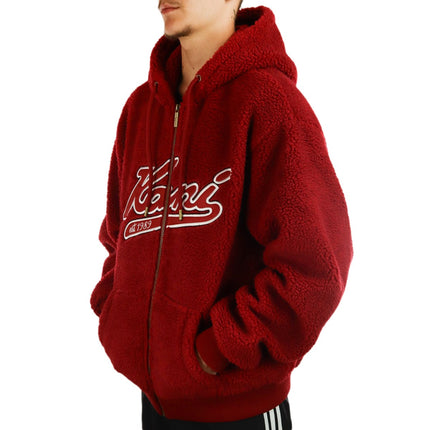 Karl Kani Varsity Teddy Full Zip Hoodie 60229551-