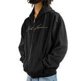 Karl Kani Autograph Heavy Oversize Zip Hoodie 60220061-