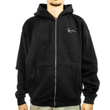 Karl Kani Chest Signature Essential Zip Hoodie 6022897 - schwarz