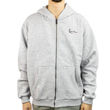 Karl Kani Chest Signature Essential Zip Hoodie 6022899 - hellgrau meliert