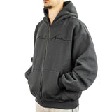 Karl Kani Autograph Heavy Sweat Oversize Zip Hoodie 60220101-