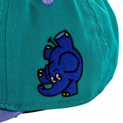 koaa Maus Elefant Ente Die Crew Snapback Cap 1-3 Jahre 4178 - türkis-blau