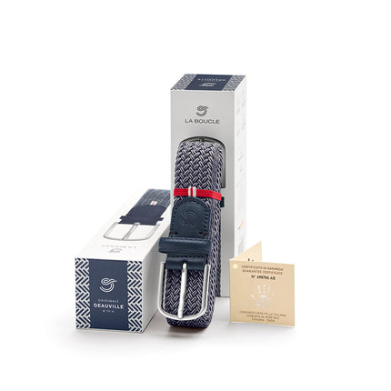 La Boucle Deauville Duo Flecked Gürtel Small LBDEABLU095-