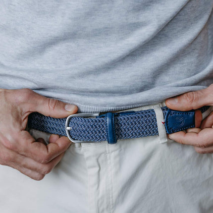 La Boucle Deauville Duo Flecked Gürtel Small LBDEABLU095-