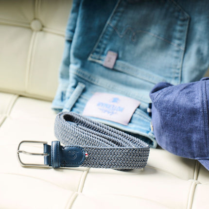 La Boucle Deauville Duo Flecked Gürtel Small LBDEABLU095-