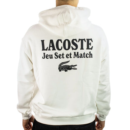 Lacoste Fleece Print Hoodie SH5947-00-70V-