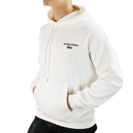 Lacoste Fleece Print Hoodie SH5947-00-70V-
