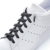 Leazy flat laces Schnürsenkel Größe S bis 4 Ösen flatlacesdunkelgrauS-