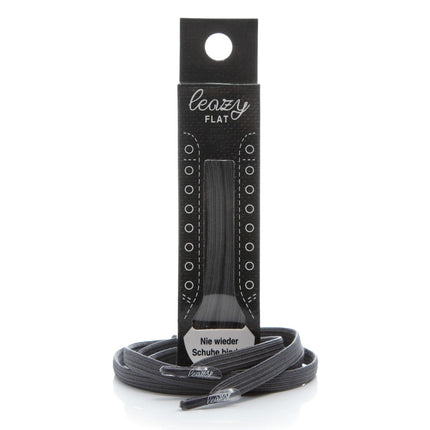 Leazy flat laces Schnürsenkel Größe L bis 6 Ösen flatlacesdunkelgrauL-