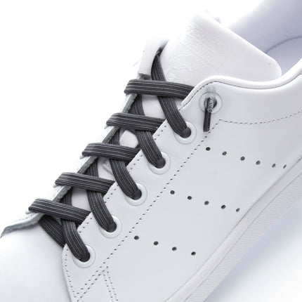 Leazy flat laces Schnürsenkel Größe XL bis 7 Ösen flatlacesdunkelgrauXL-