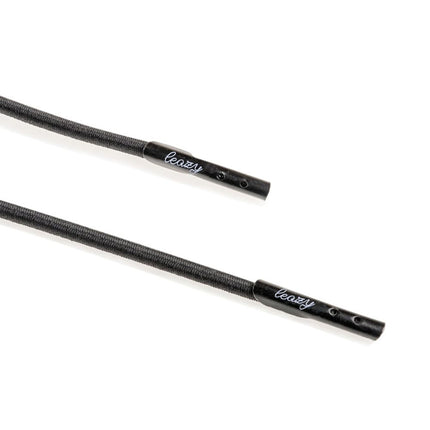 Leazy round Schnürsenkel Größe S bis 4 Ösen roundschwarzS-