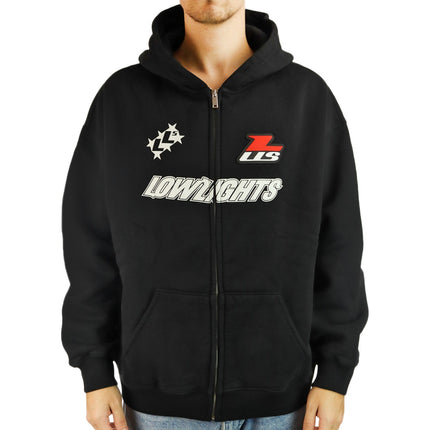 Low Lights Studios Biker Zip Hoodie 60221304-