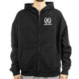 Low Lights Studios Cesar Zipper Zip Hoodie LLS-244-CE-ZH-001 - schwarz