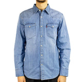 Levi's® Barstow Western Standard Jeans Hemd - Esta Noche 85744-0047 - hellblau