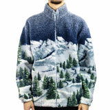 Levi's® Jacquard Sherpa Full Zip Jacke - Alpine Peaks Scenic Niagara Mist A9260-0001-