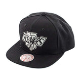 Mitchell & Ness Los Angeles Kings NHL Shattered Vintage Logo Snapback Cap HHSS7687-LAKYYPPPBLCK - schwarz