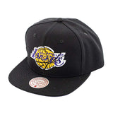 Mitchell & Ness Los Angeles Lakers NBA Shattered Snapback Cap HHSS7689-LALYYPPPBLCK-