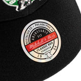 Mitchell & Ness Boston Celtics NBA Top Spot Classic Red Snapback Cap HHSSINTL1265-BCEBLCK-