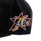 Mitchell & Ness Philadelphia 76ers NBA Triple Play HWC Snapback Cap HS8578-P76BLCK-