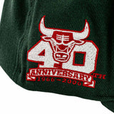 Mitchell & Ness Chicago Bulls NBA First Letter Classic Red Snapback Cap HHSSINTL1665-CBUDKGN-