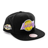 Mitchell & Ness Los Angeles Lakers NBA Top Spot HWC Snapback Cap HHSS2976-LALYYPPPBLCK-