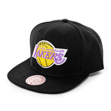 Mitchell & Ness Los Angeles Lakers NBA Top Spot HWC Snapback Cap HHSS2976-LALYYPPPBLCK-