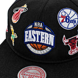 Mitchell & Ness NBA East All Over Conference Deadstock HWC Snapback Cap HMUS5137-EASYYPPPBLCK-