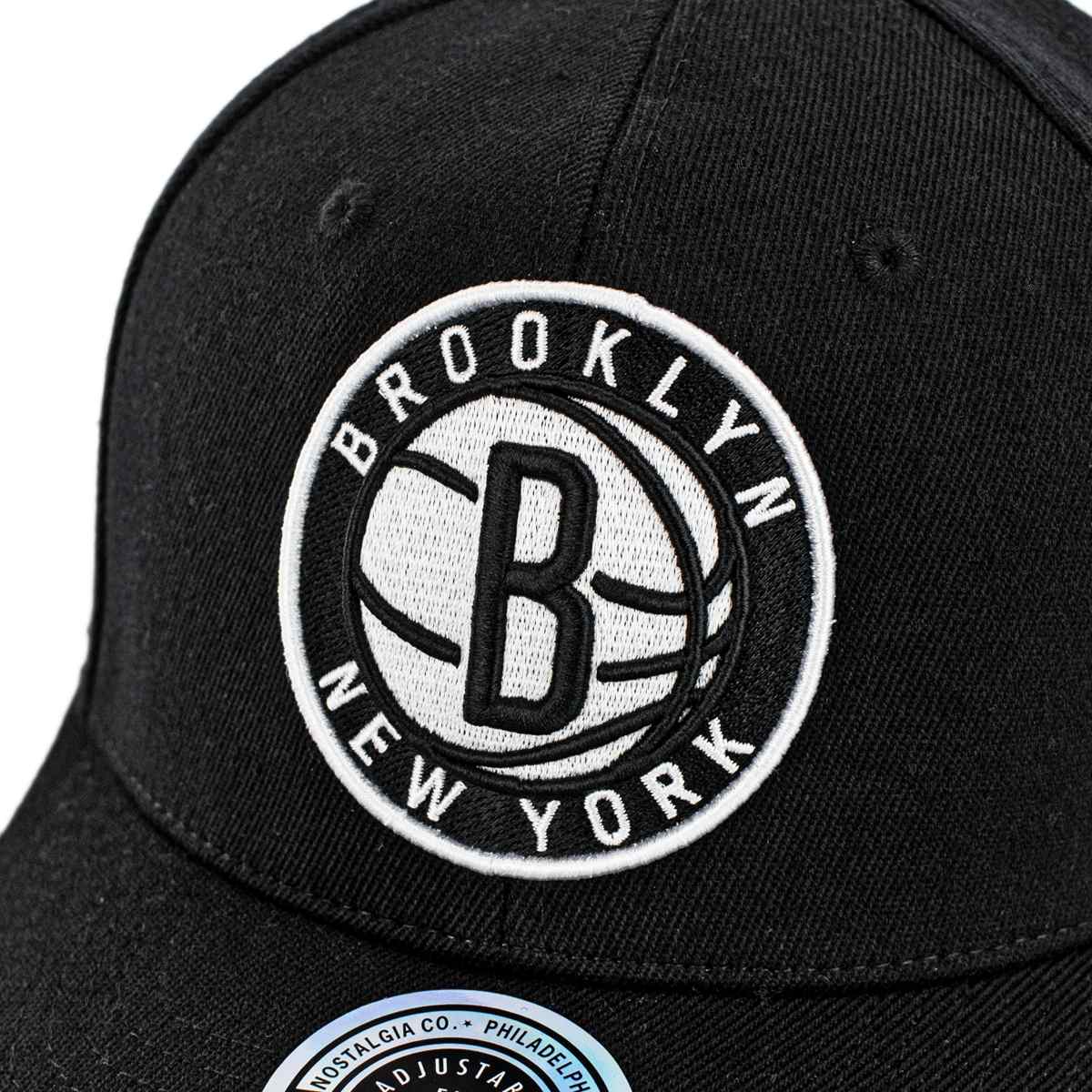Mitchell & Ness Brooklyn Nets NBA Team Ground 2.0 Stretch Snapback Cap HHSS3257-BNEYYPPPBLCK-