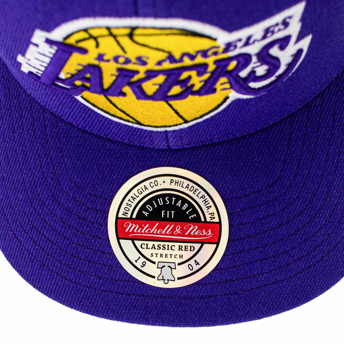 Mitchell & Ness Los Angeles Lakers NBA Team Ground 2.0 Stretch Snapback Cap HHSS3257-LALYYPPPPURP-