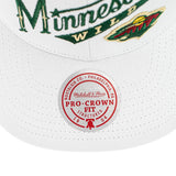 Mitchell & Ness Minnesota Wild NHL All in Pro Snapback Cap HHSS5758-MWIYYPPPWHIT-