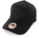 Mitchell & Ness Los Angeles Kings NHL Black Black Logo Classic Red Cap HHSSINTL1185-LAKBLCK - schwarz-schwarz