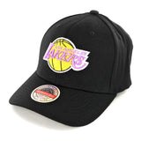 Mitchell & Ness Los Angeles Lakers NBA Team Logo HC CR Snapback Cap HHSSINTL1245-LALBLCK-