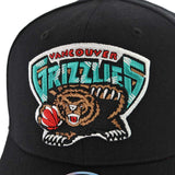 Mitchell & Ness Vancouver Grizzlies NBA Team Logo HC CR Snapback Cap HHSSINTL1245-VGRBLCK-