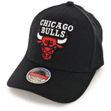 Mitchell & Ness Chicago Bulls NBA Team Logo HC CR Snapback Cap HHSSINTL1245-CBUBLCK - schwarz-rot
