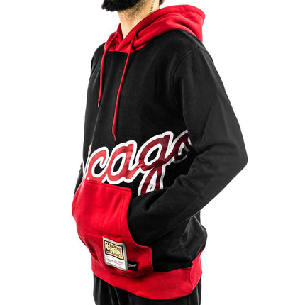 Mitchell & Ness Chicago Bulls NBA Big Face Hoodie 5.0 FPHD4352-CBUYYPPPBLCK-