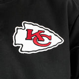 Mitchell & Ness Kansas City Chiefs NFL Team Leader Vintage Logo Satin Bomber Jacke JK8095-KCCBLCK-