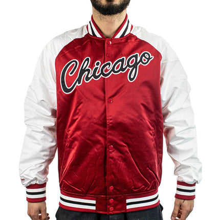 Mitchell & Ness Chicago Bulls NBA Primetime Lightweight Satin Jacke OJBF4992-CBUYYPPPSCAR-