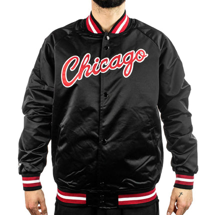 Mitchell & Ness Chicago Bulls NBA Lightweight Satin Jacke STJKMG18013-CBUBLCK-